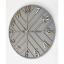 Asse Endless Line Dekoratif Duvar Saati Sessiz Mekanizma 50 x 50cm Antrasit & Gold