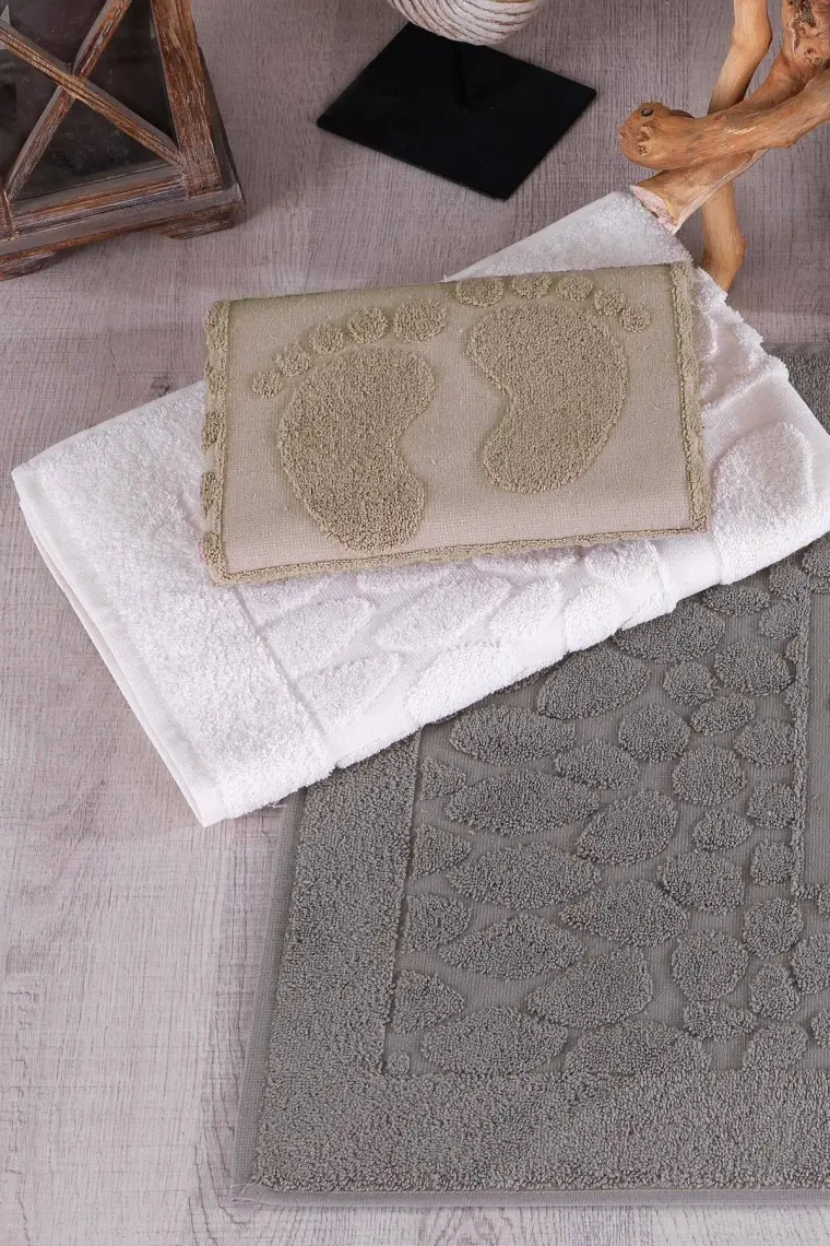 Binnur Home 3 Adet 50 x 70 cm Ayak Havlu Seti