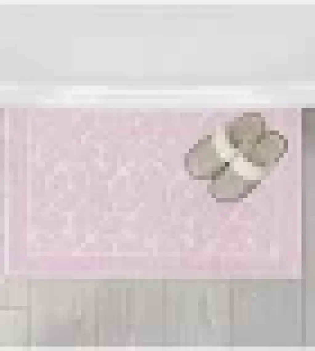 Mira Home Büyük Banyo Ayak Havlusu Pamuk Desenli 50X100 cm Soft