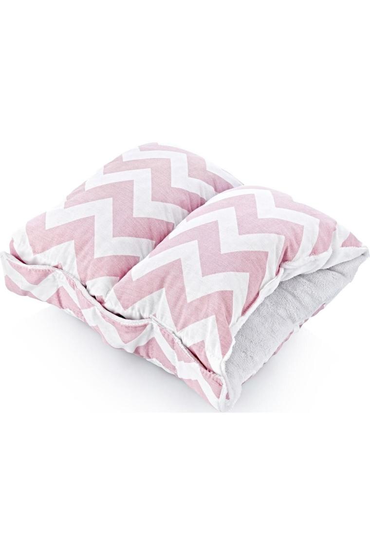 Çok Amaçlı Emzirme Yastığı 523 Pembe Zigzag