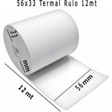 Rulo Merkezi 56X12 mt Yazar Kasa Pos Rolosu 50'li Paket