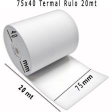 75 x 20 M Termal Rulo Arçelik-Beko Baskılı 210\'LU Paket (1koli)