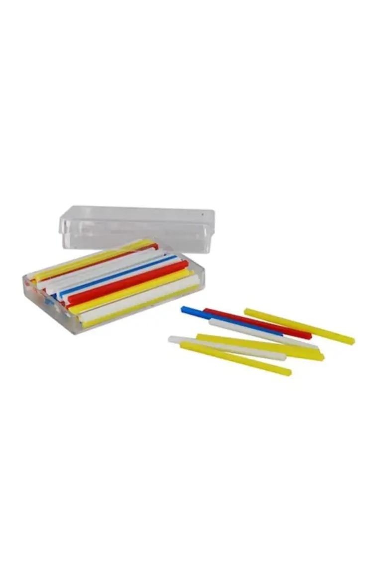 Artlantis Sayı Sayma Seti 1 Paket Plastik Sayı Sayma Çubukları ve Fasülyeleri 1. Sınıflar Için Renkli Çubuk Fasulye