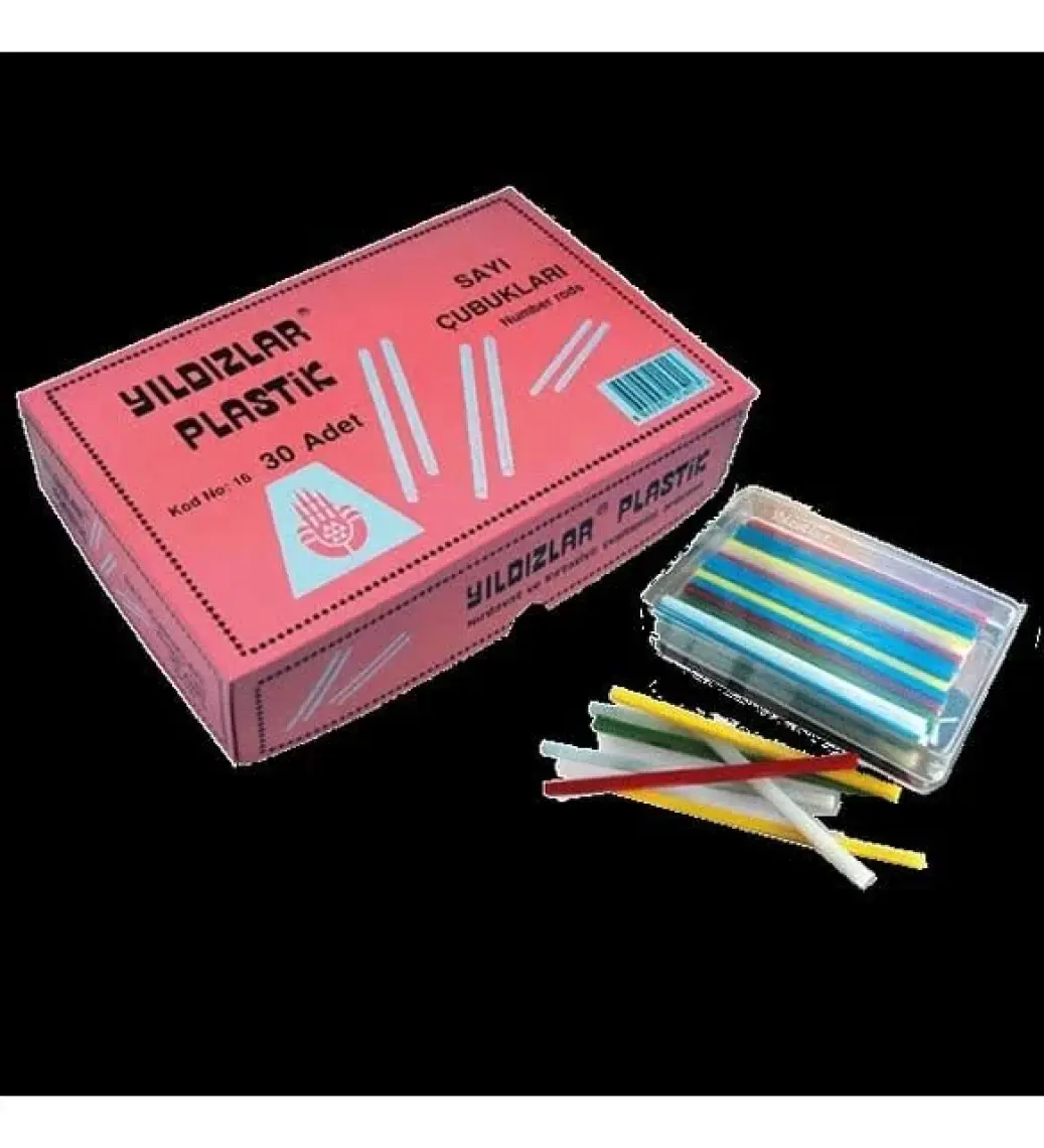 Yıldızlar Sayı Çubugu Plastik Kutulu 16