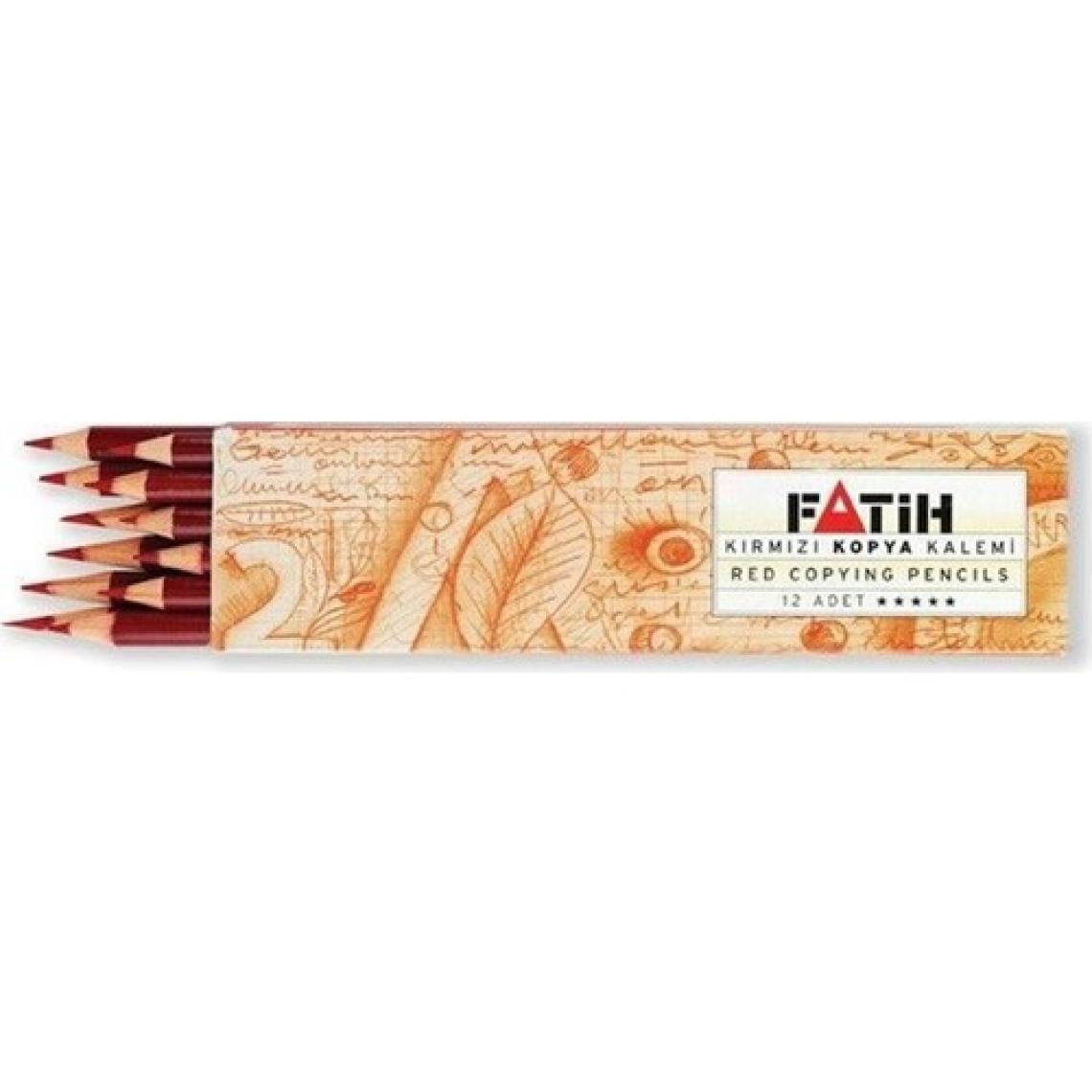 Fatih Kırmızı Kopya Kalemi 12'li (25020)