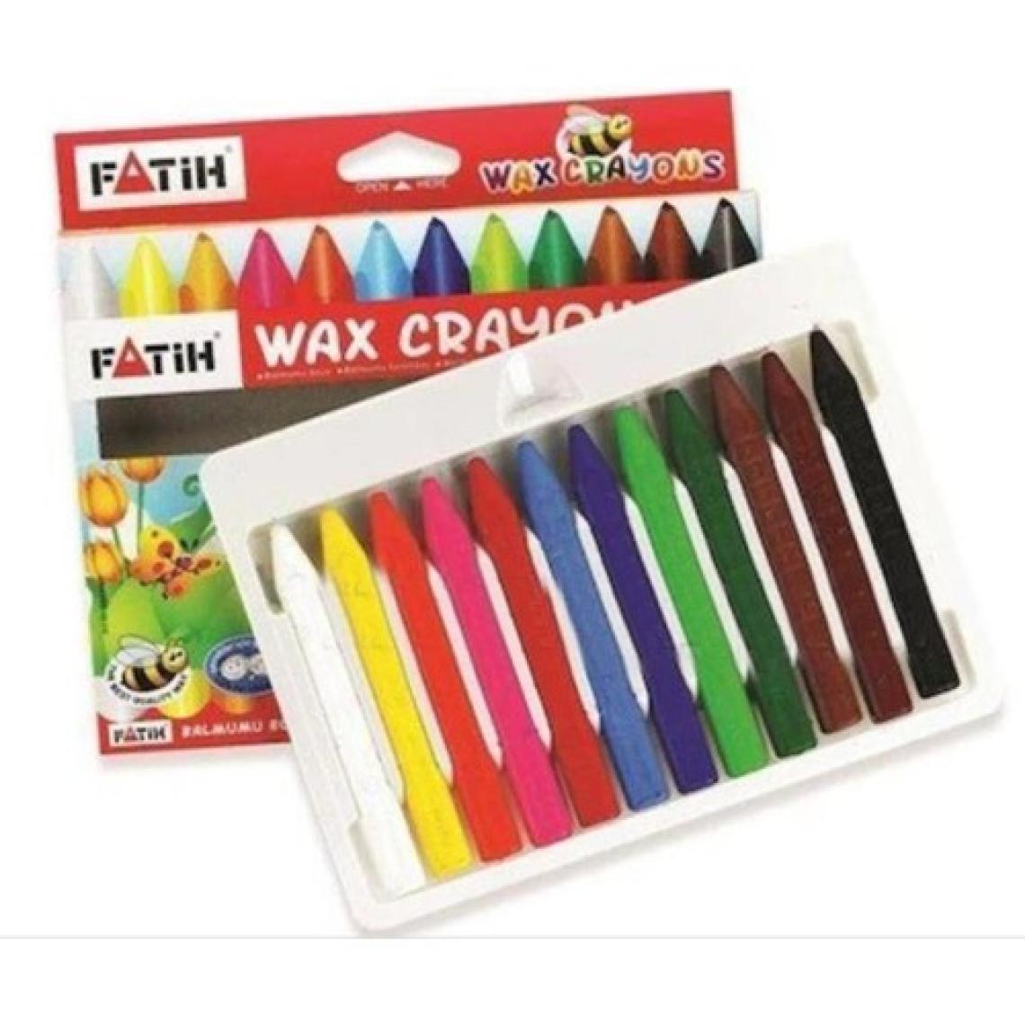 Kırtasiyeji Jumbo Mum Boya 12 Renk Fatih