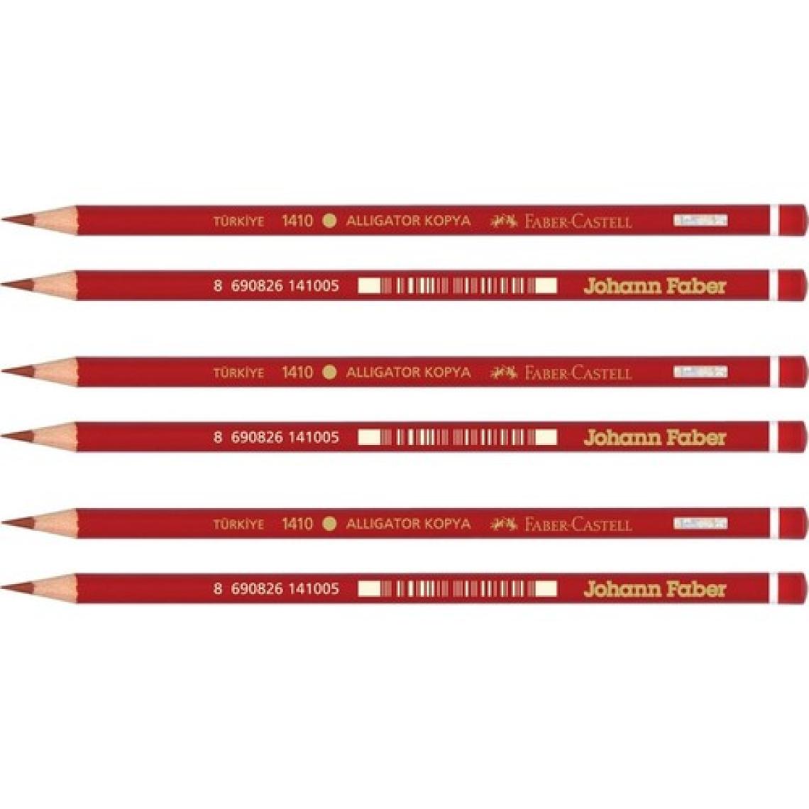 Faber-Castell Kopya Kalem 6'lı Kırmızı