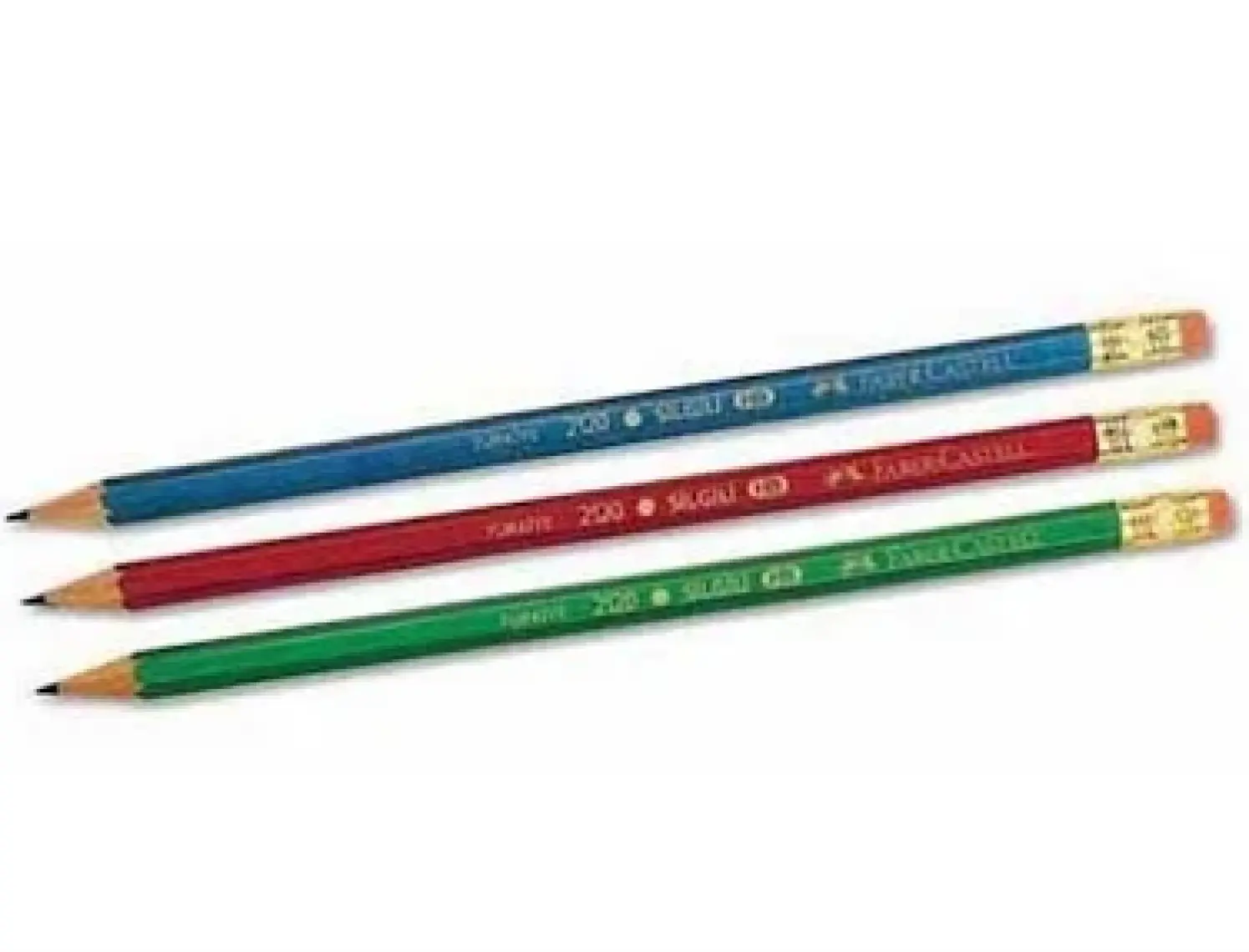 Faber-Castell Köşeli Silgili Kurşunkalem 12'li