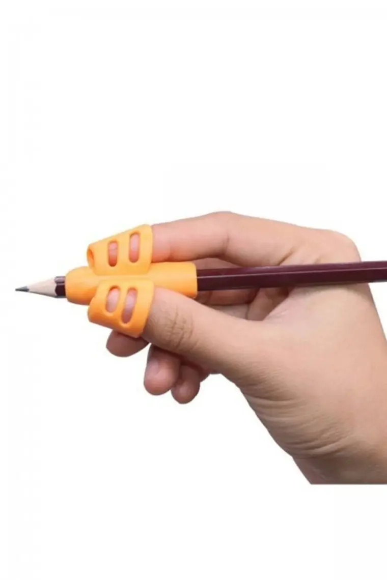 Misyon Kalem Tutacağı - 1 Adet Mavi Ergonomik Yazma Desteği (Küçük Boyut)