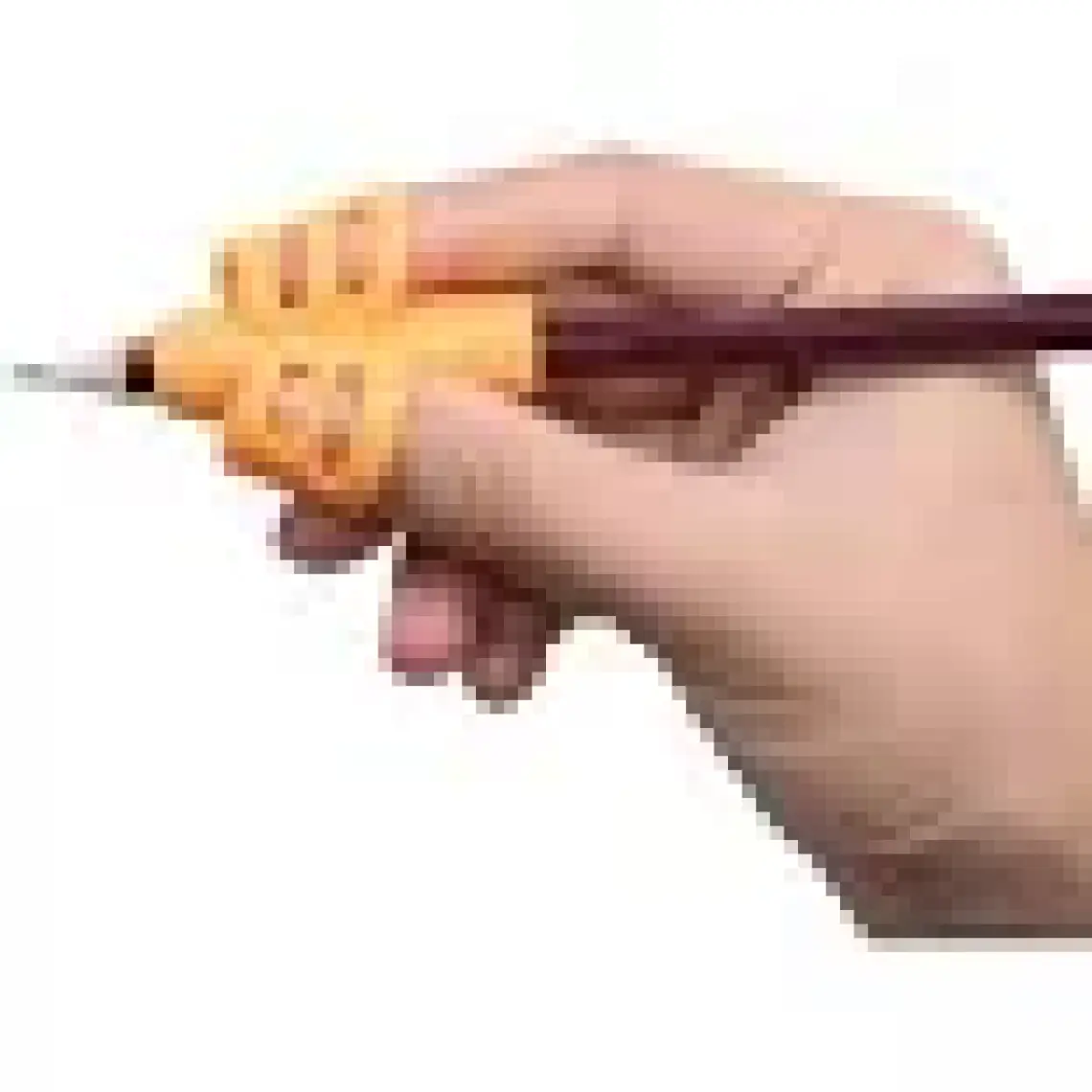 Misyon Kalem Tutacağı - 1 Adet Mavi Ergonomik Yazma Desteği (Küçük Boyut)