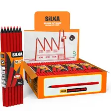Silka Dark Kırmızı Kopya Kalemi 12 Adet ART-626