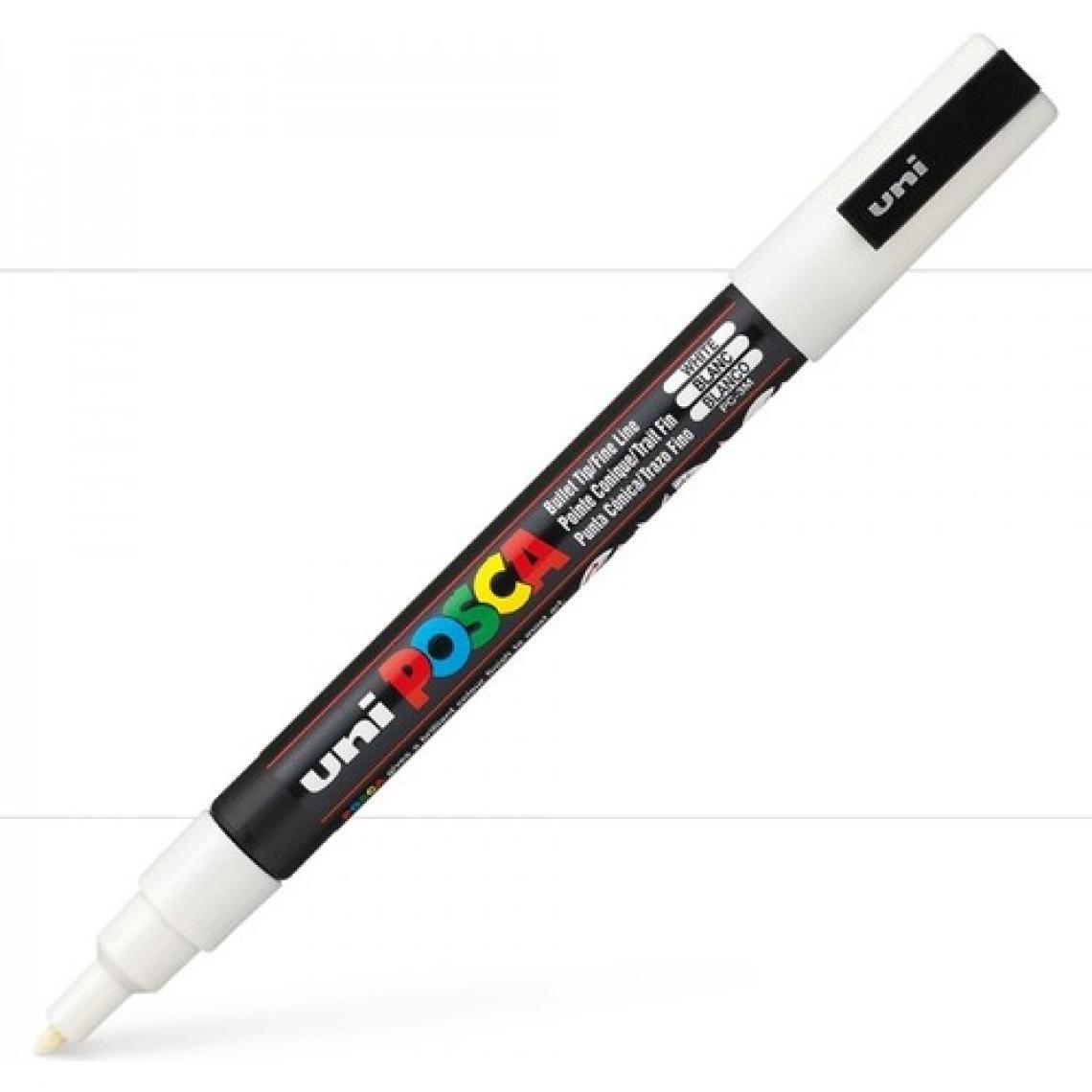 Uni Posca Marker Pc-3m (0.9-1.3mm) Beyaz