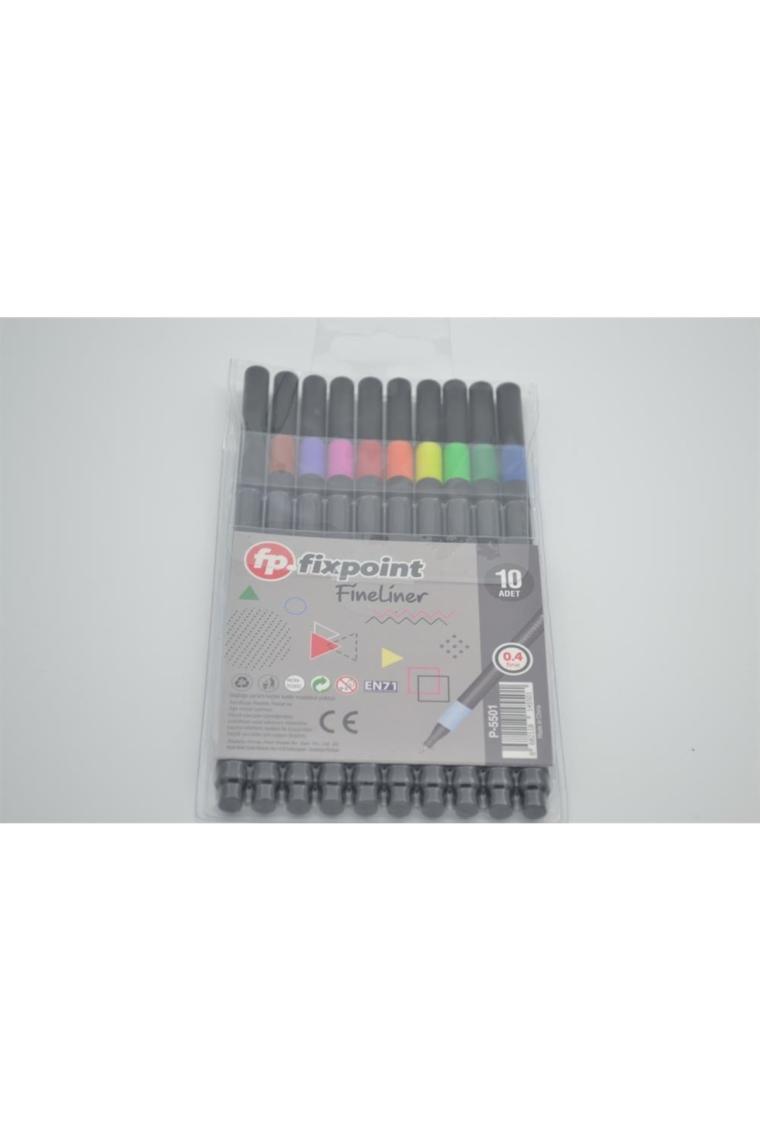 Fixpoint Fineliner Kalem Siyah Gövde 10'lu Fi x point P 5501