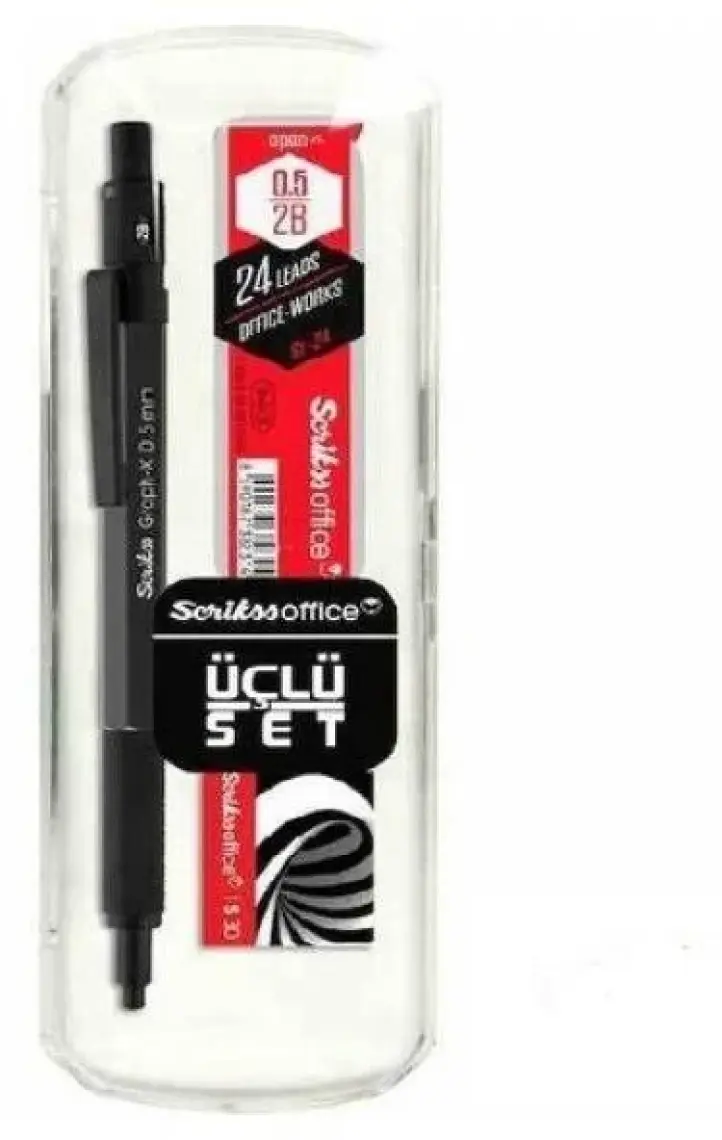 Artline Scrıkss Graph-X Versatil Kalem 3'lü Set 0.5mm Antrasit