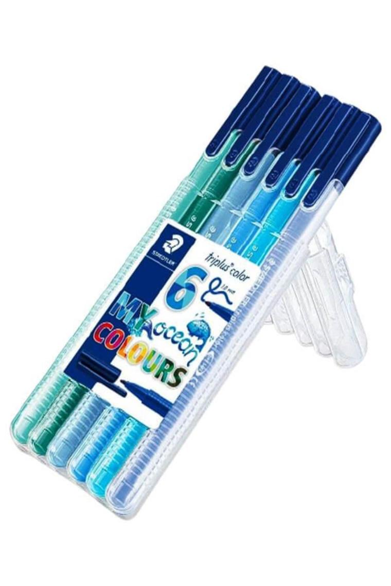 Staedtler Keçeli Kalem 6 Lı Okyanus 323 Sb6Cs5