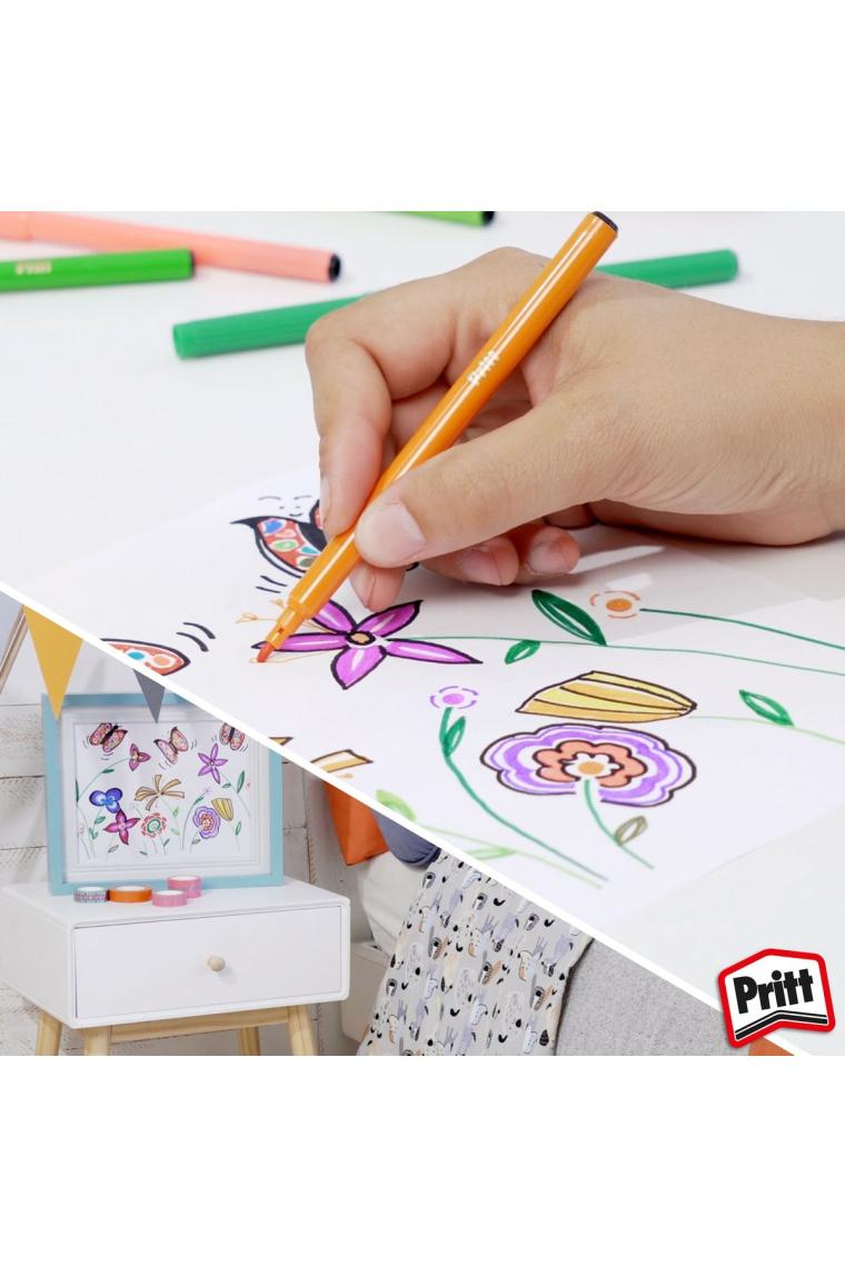 Pritt Keçeli Boya Kalemi 12 Renk