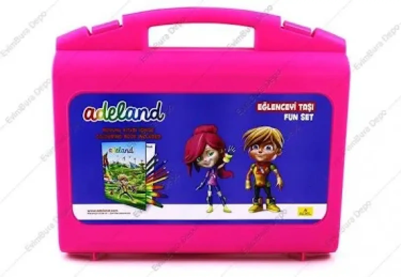 Adeland Eğlenceyi Taşı Boyama Seti, Pembe