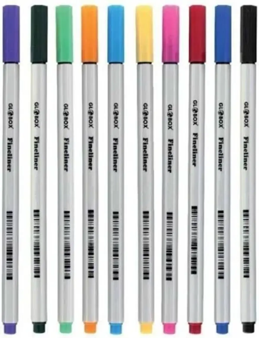 Globox Fineliner Kalem 10 Renk