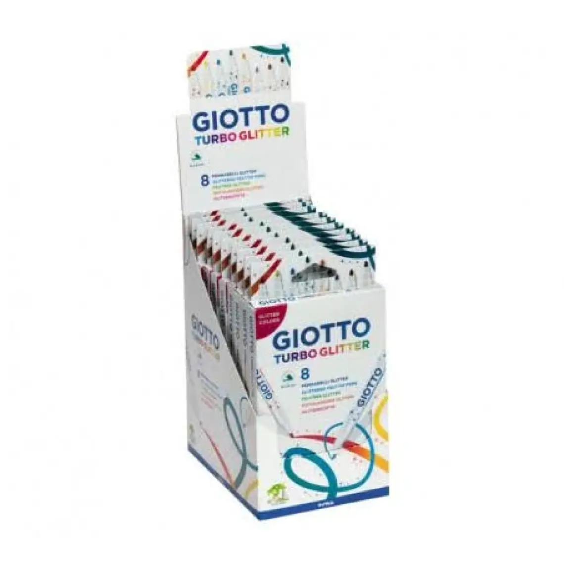 Giotto Simli Keçeli Kalem Turbo Glitter 8'li 425800
