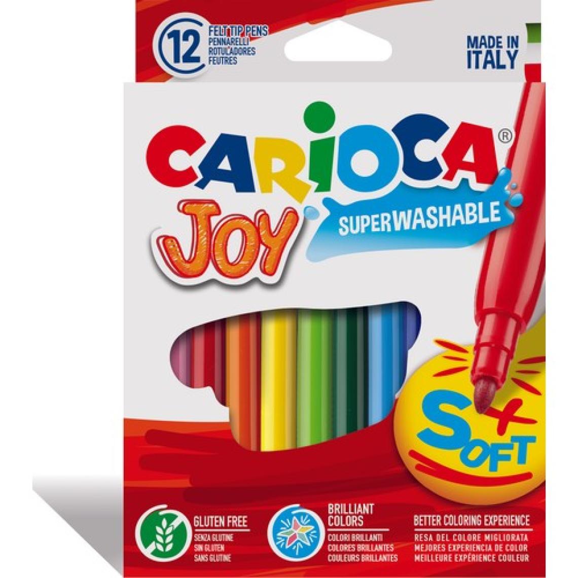 Carioca Joy Süper Yıkanabilir 12'li Keçeli Boya