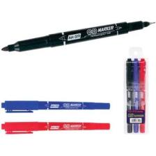 Aihao AH-319 Çift Taraflı CD Permanent Kalemi Renk - Siyah 12 Li