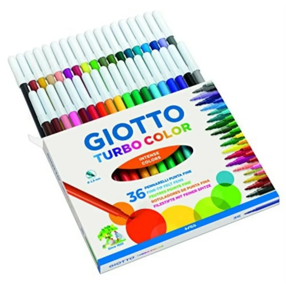Giotto Turbo Color Keçeli Kalem 36'Lı Kutu 418000