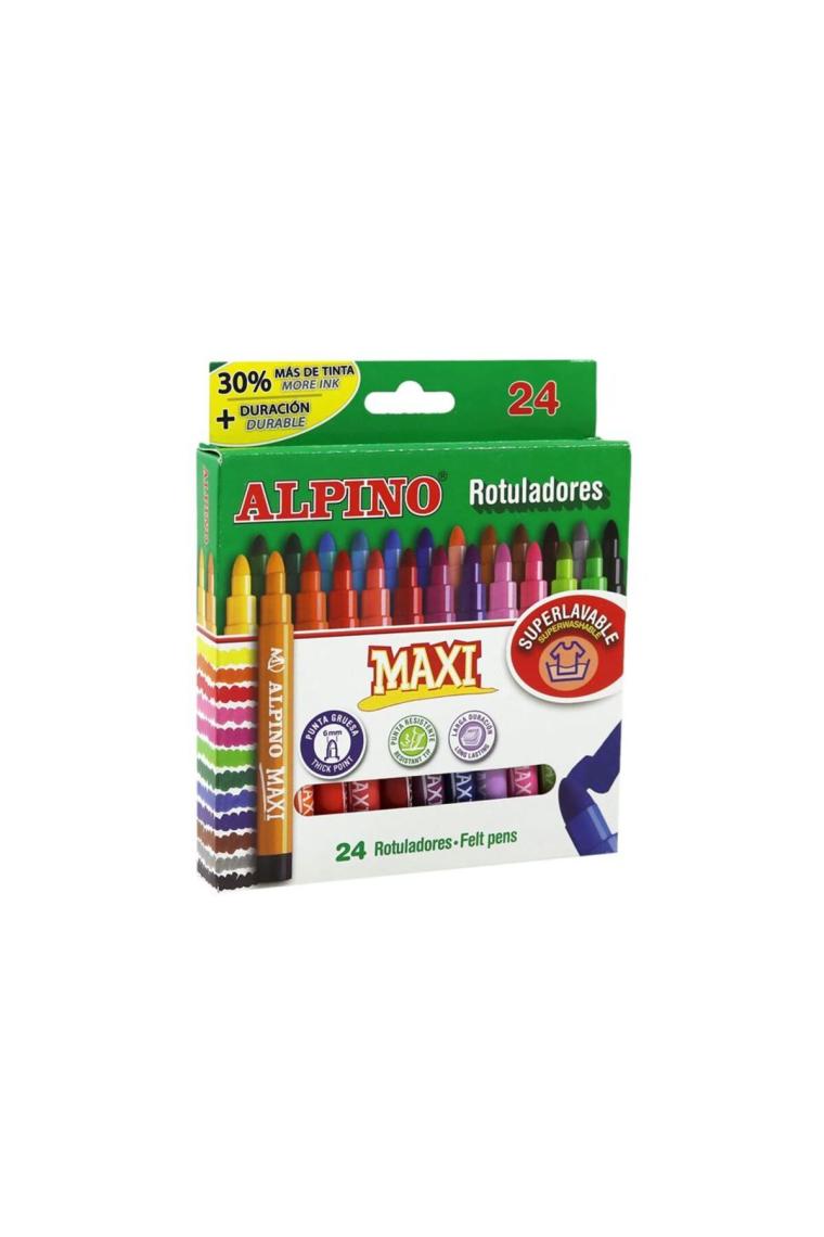 Alpino Maxi Jumbo Keçeli Kalem 24 Lü