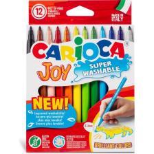 Carioca 12'li Joy Süper Yıkanabilir Keçeli Boya Kalemi / 40614