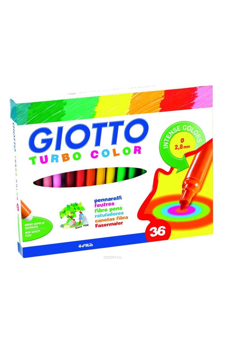 Giotto Turbo Color 36 Renk Keçeli Kalem