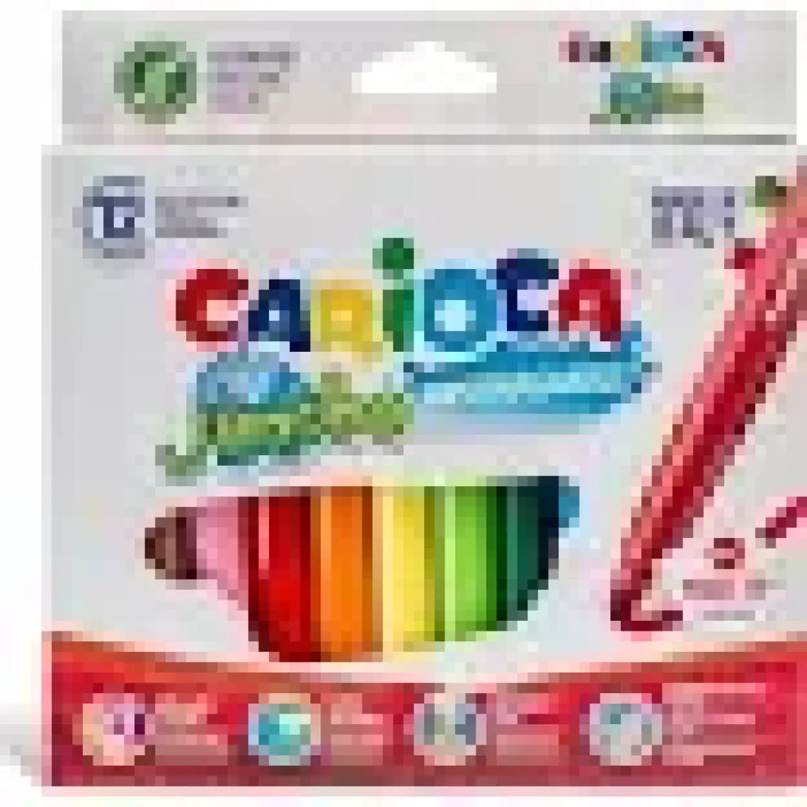 Carioca Jumbo Yıkanabilir Keçeli Boya Kalemi 12li