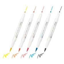 Zebra Mildliner Brush Pen Kalem Seti 5'li Wft8-5c-Hc