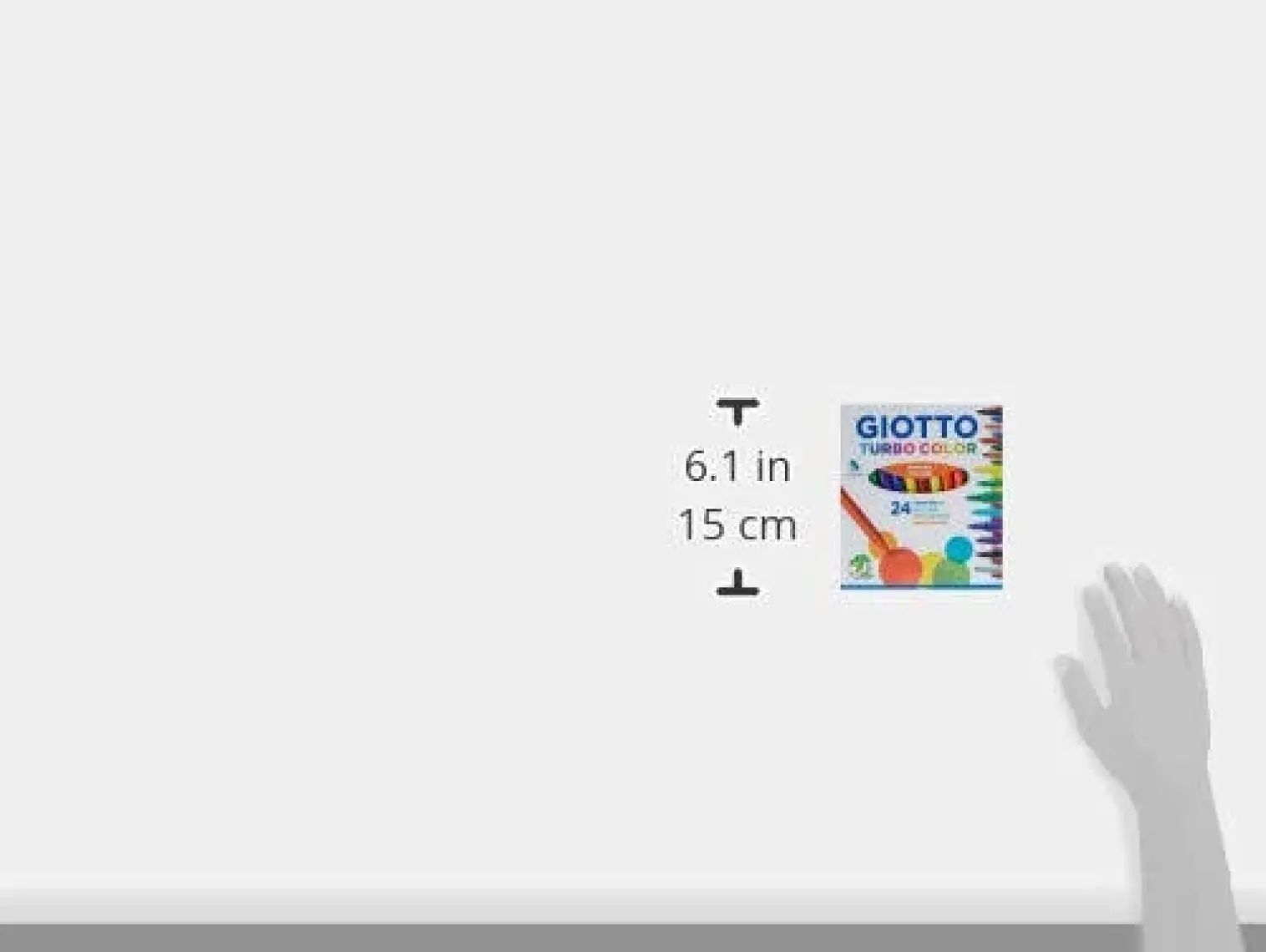 Giotto 24 Parça Karışık Renk Keçeli Kalem Seti, 0.8 mm Uç Kalınlığı, Desensiz