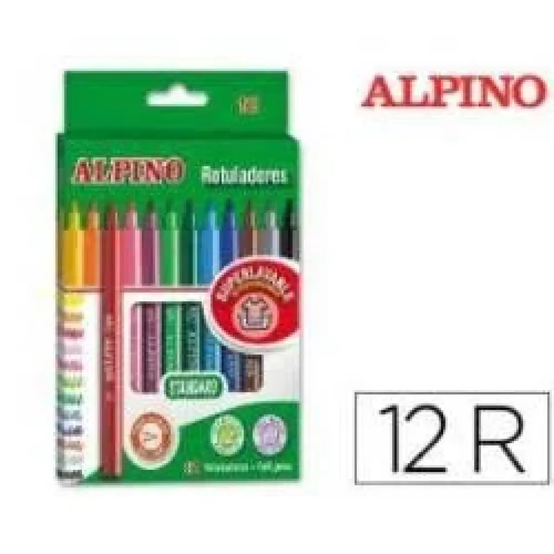 Alpino Keçeli Kalem Çift Uçlu 20 Renk