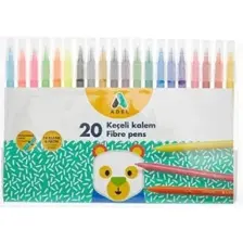 Adel Keçeli Kalem 20 Renk