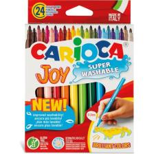 Carioca Joy Keçeli Boya Kalemi Yıkanabilir 24'lü