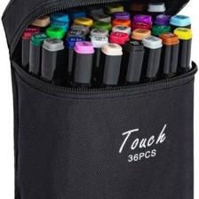 Touch Çift Taraflı Uçlu Marker Keçeli Kalem Seti 36'lı Çantalı Markör