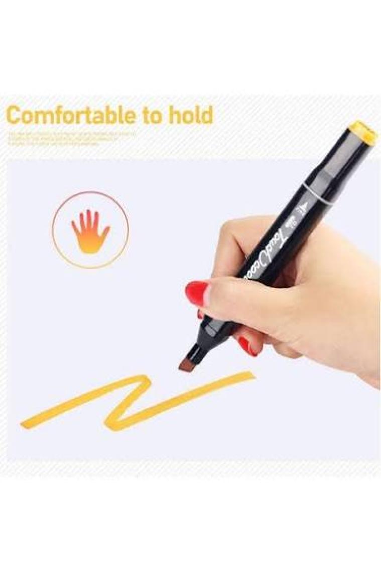 Touch Çift Taraflı Uçlu Marker Keçeli Kalem Seti 36'lı Çantalı Markör