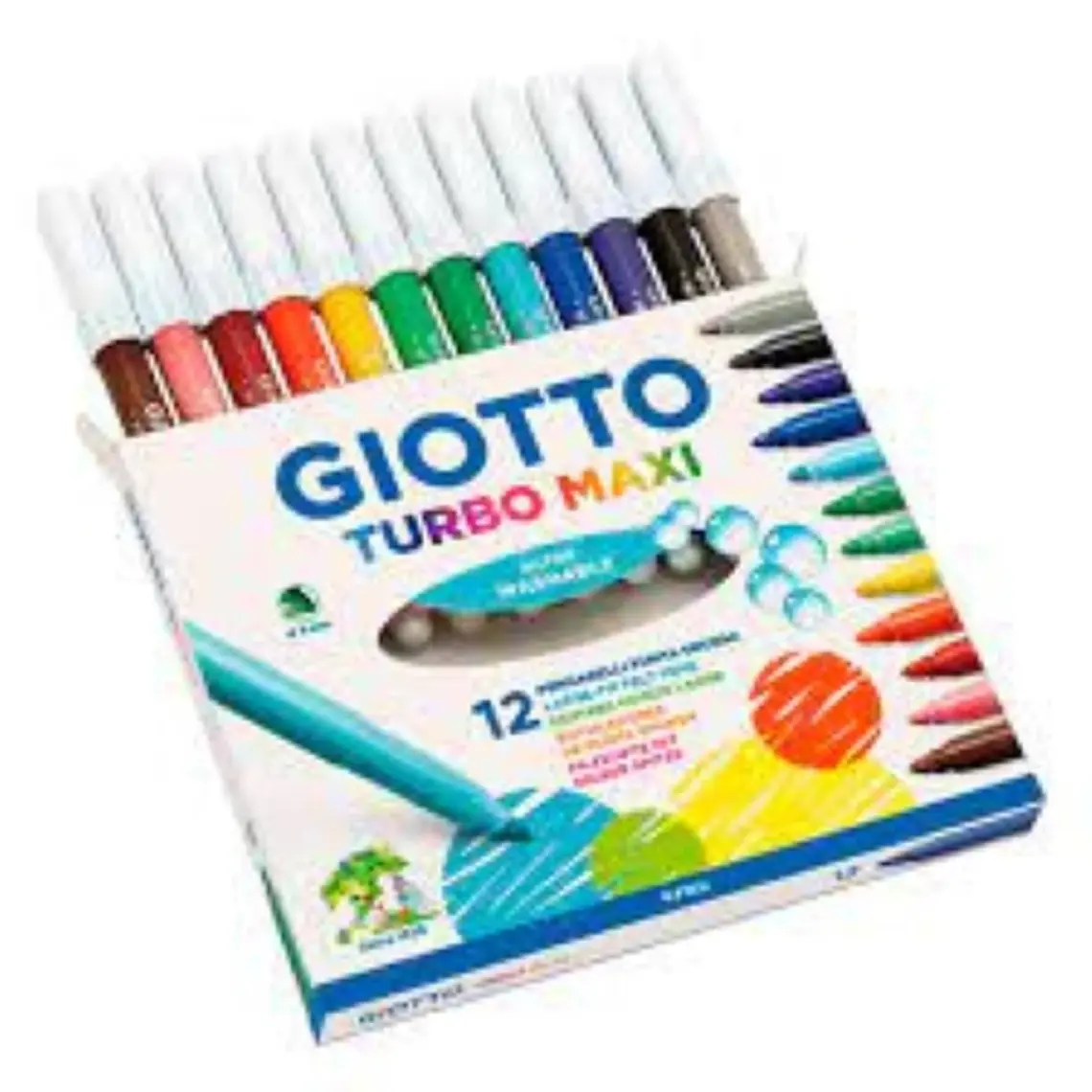 Giotto Turbo Maxi 12li Keçeli Kalem 454000