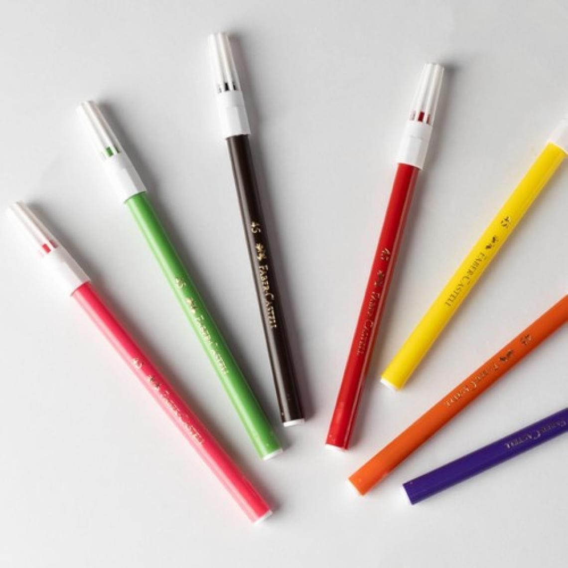 Faber-Castell Keçeli Kalem 20 Renk Yıkanabilir ,Dayanıklı ve Parlak Renkler