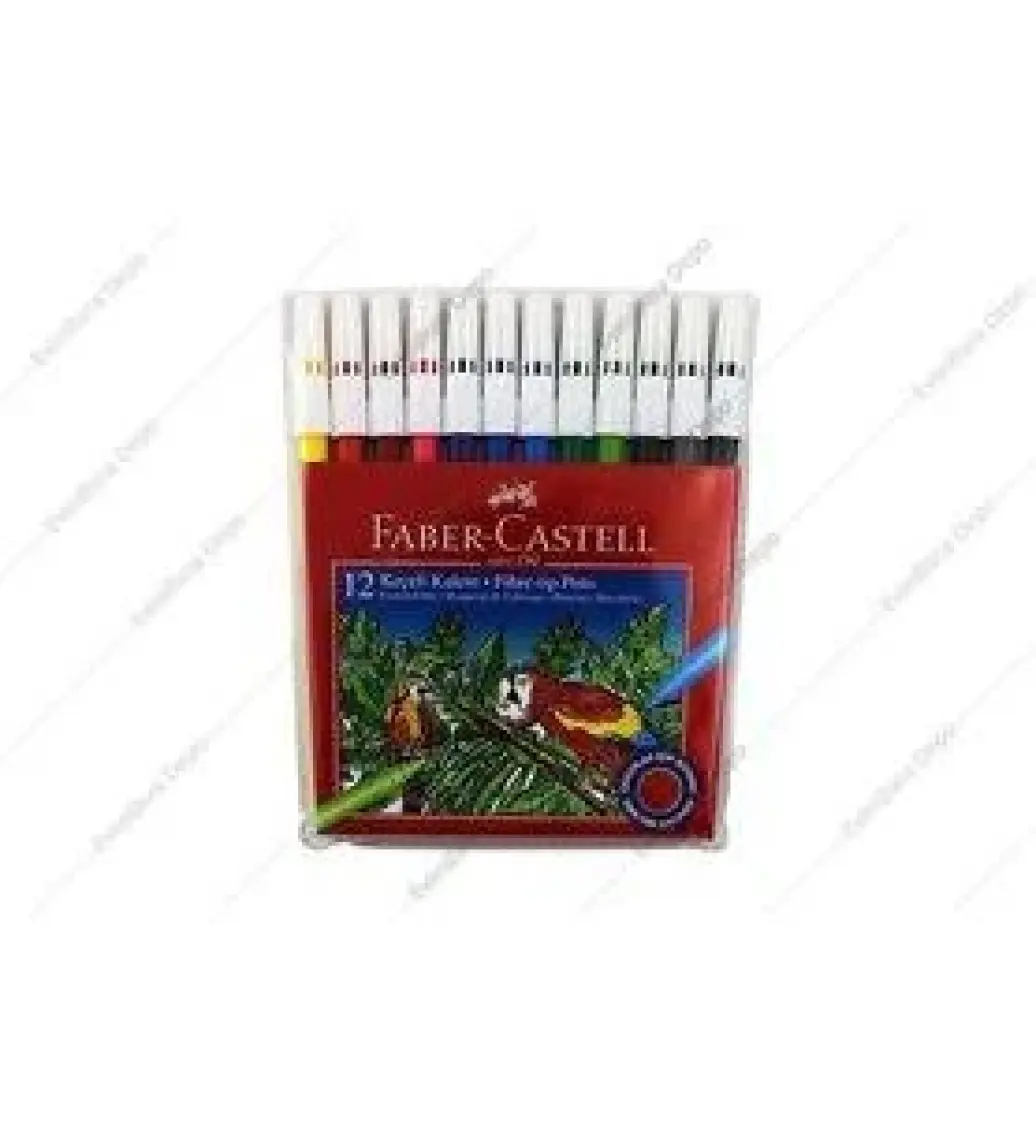 Faber-Castell Keçeli Kalem 12 Renk Yıkanabilir