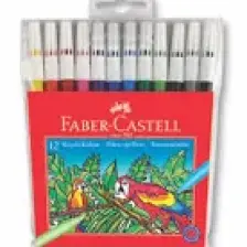 Faber-Castell Keçeli Kalem 12 Renk Yıkanabilir