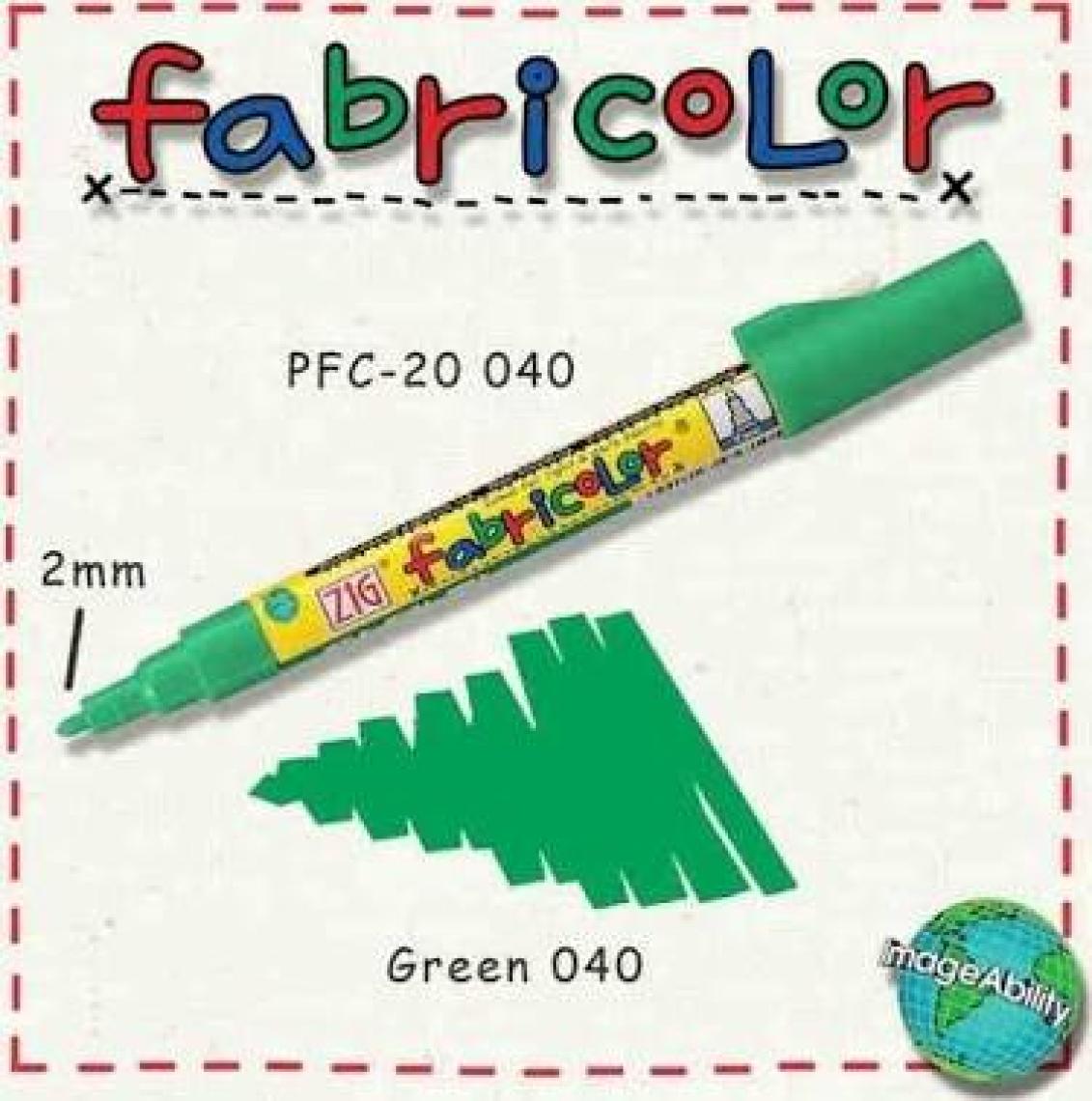 Zig Fabricolor Örtücü Tekstil Kumaş Boyama Kalemi Yeşil