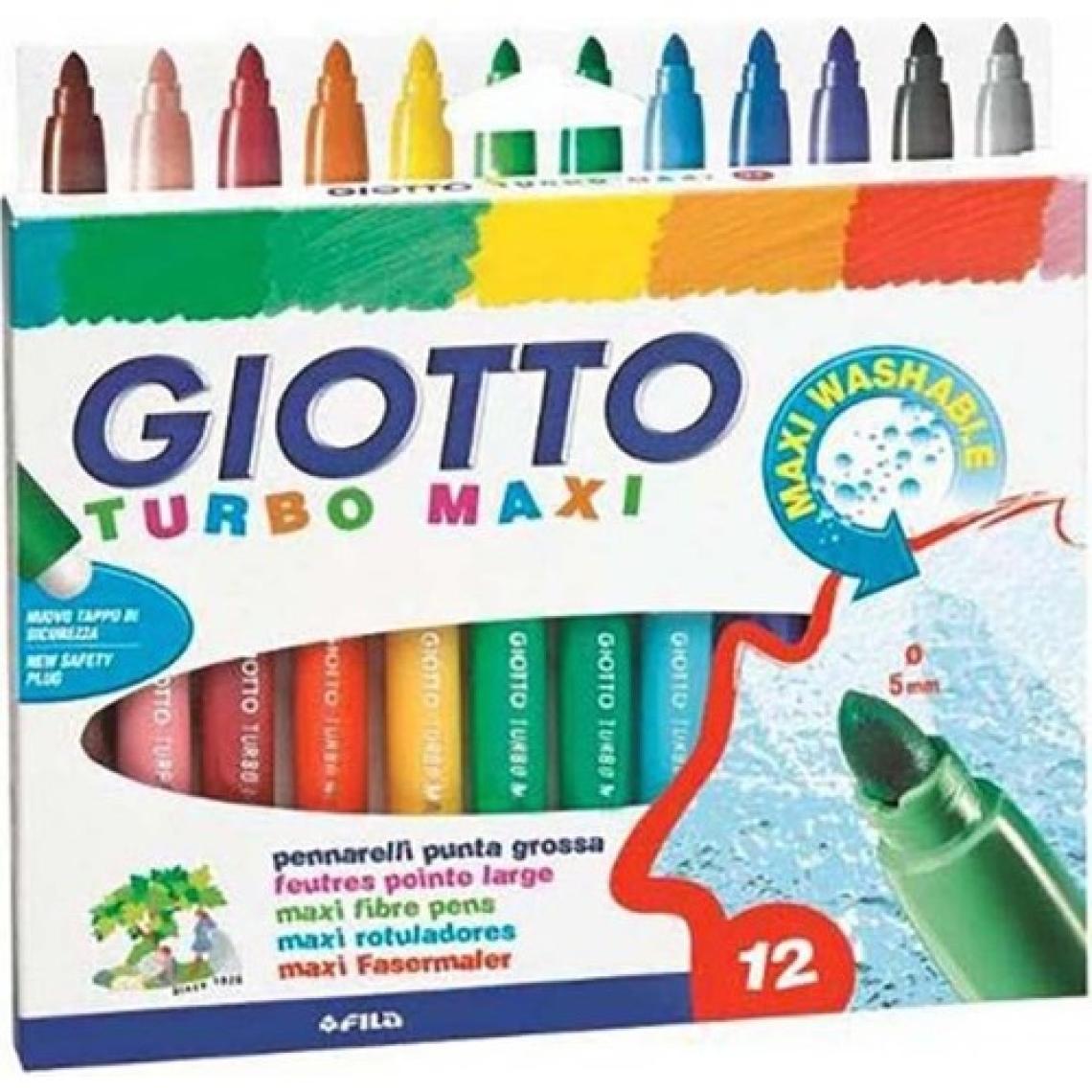 Giotto Turbo Maxi Jumbo 12’li Keçeli Kalem 454000
