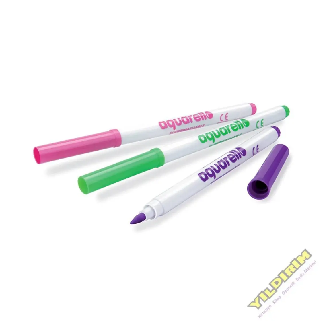 Fibracolor Aquarell 12 Renk Keçeli Kalem 10550