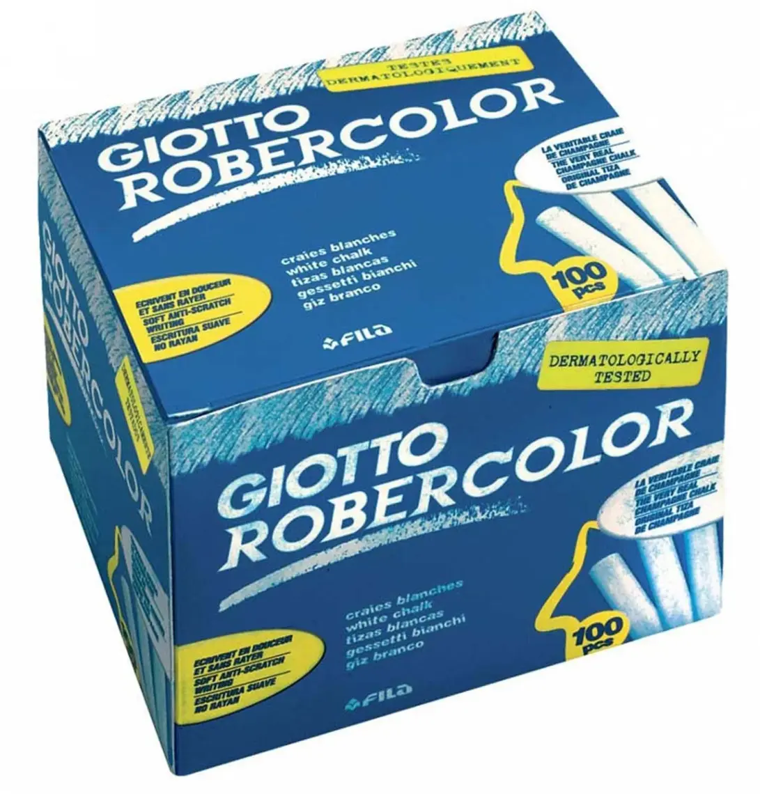 Giotto Robercolor Tozsuz Beyaz Tebeşir 100'lü Paket