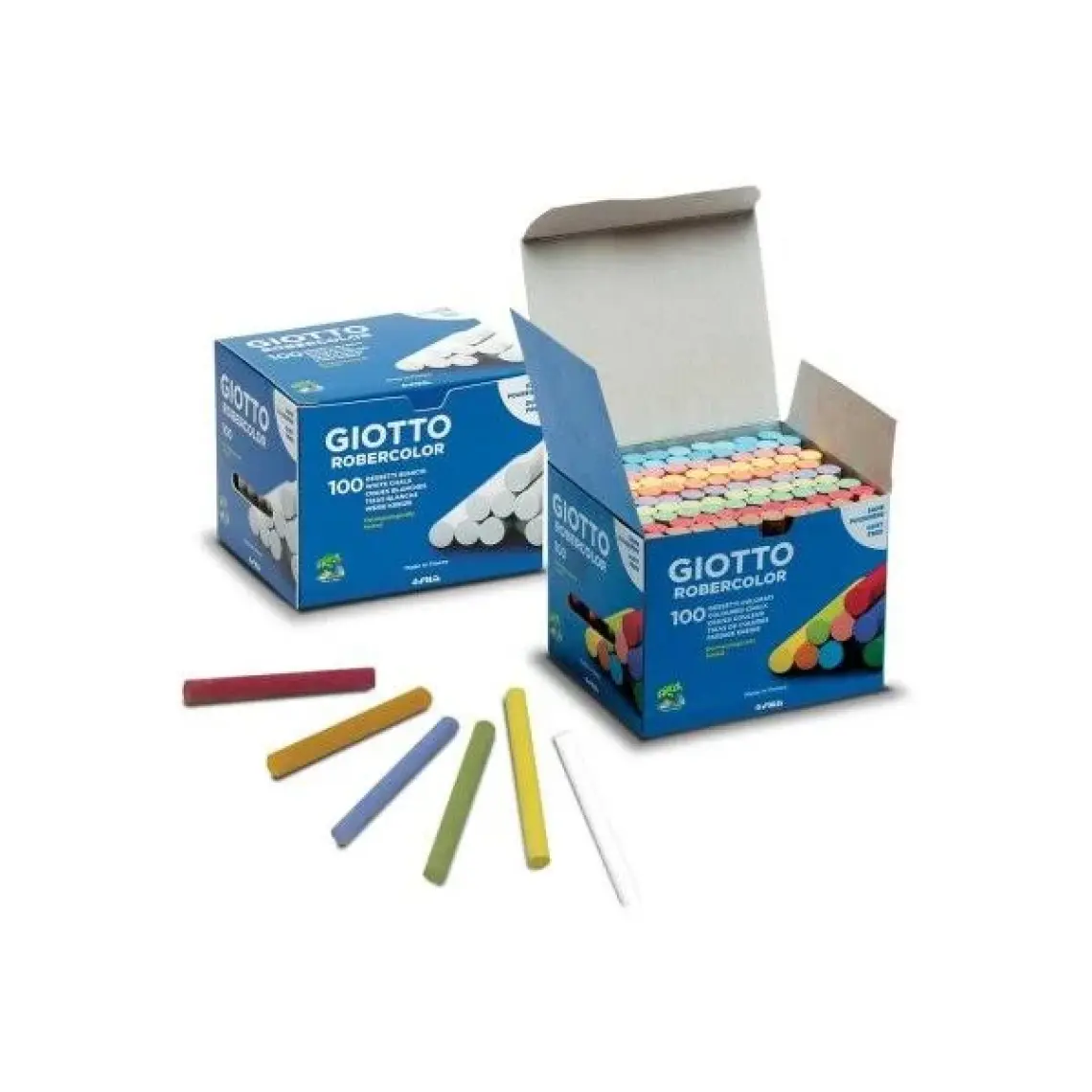 Giotto Robercolor Tozsuz Beyaz Tebeşir 100'lü Paket