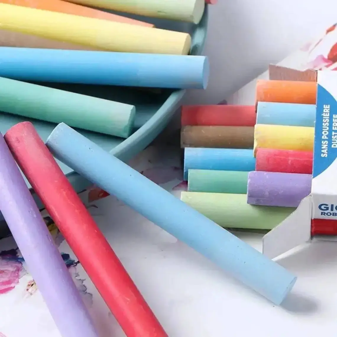 Giotto Robercolor Tozsuz Beyaz Tebeşir 100'lü Paket