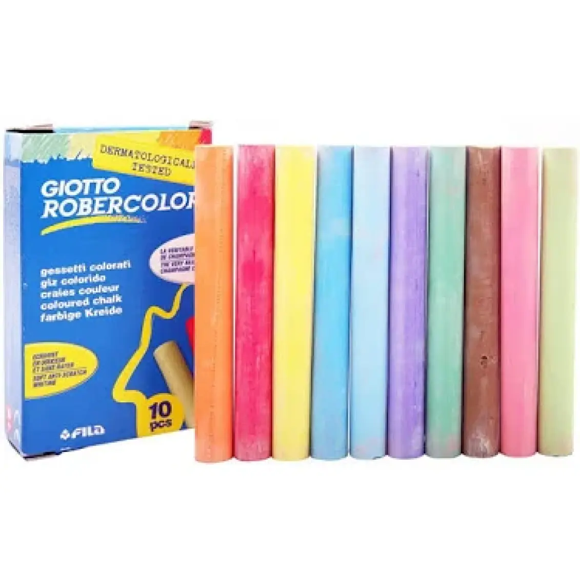 Robercolor Giotto Karışık Renkler Tebeşir 10'lu