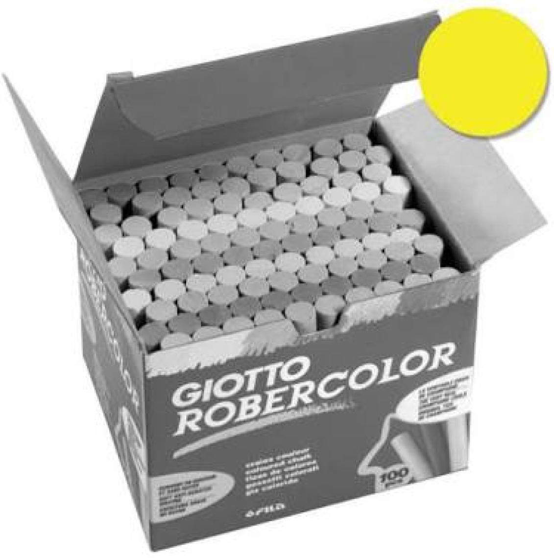 Giotto Robercolor Tozsuz Tebeşir Sarı 100Lü Paket