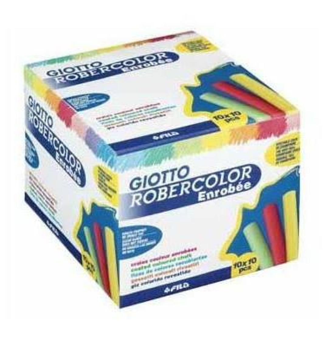 Giotto Robercolor Tozsuz Tebeşir Sarı 100Lü Paket